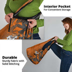Wests Tigers Rugby Grocery Bag Fierce Mascot Geometric Tribal Art