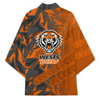 Wests Tigers Rugby Kimono Fierce Mascot Geometric Tribal Art