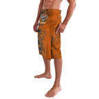 Wests Tigers Rugby Lavalava Fierce Mascot Geometric Tribal Art