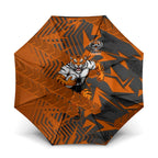 Wests Tigers Rugby Umbrella Fierce Mascot Geometric Tribal Art