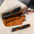 Wests Tigers Rugby Umbrella Fierce Mascot Geometric Tribal Art