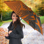 Wests Tigers Rugby Umbrella Fierce Mascot Geometric Tribal Art