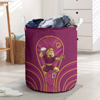 Brisbane Broncos Mascot Laundry Basket Australian Rugby Culture - Powerful Horse Athlete