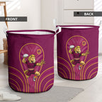 Brisbane Broncos Mascot Laundry Basket Australian Rugby Culture - Powerful Horse Athlete