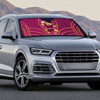 Brisbane Broncos Mascot Auto Sun Shade Australian Rugby Culture - Powerful Horse Athlete