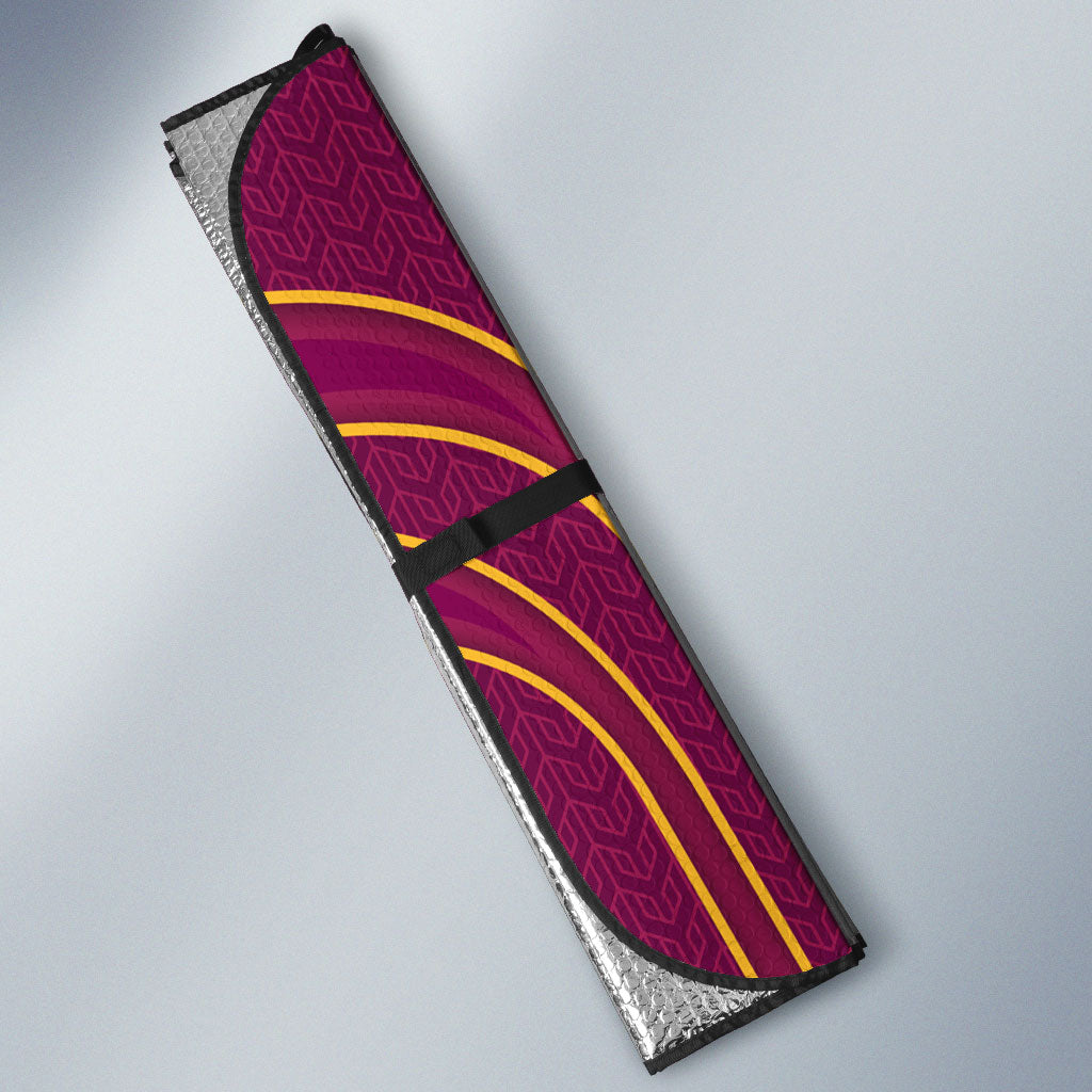 Brisbane Broncos Mascot Auto Sun Shade Australian Rugby Culture - Powerful Horse Athlete