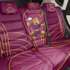 Brisbane Broncos Mascot Back Car Seat Cover Australian Rugby Culture - Powerful Horse Athlete