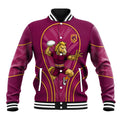 Brisbane Broncos Mascot Baseball Jacket Australian Rugby Culture - Powerful Horse Athlete