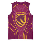 Brisbane Broncos Mascot Basketball Jersey Australian Rugby Culture - Powerful Horse Athlete