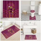 Brisbane Broncos Mascot Bathroom Set Australian Rugby Culture - Powerful Horse Athlete