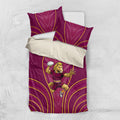 Brisbane Broncos Mascot Bedding Set Australian Rugby Culture - Powerful Horse Athlete