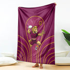 Brisbane Broncos Mascot Blanket Australian Rugby Culture - Powerful Horse Athlete