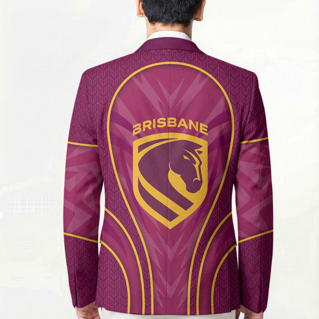 Brisbane Broncos Mascot Blazer Australian Rugby Culture - Powerful Horse Athlete