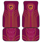 Brisbane Broncos Mascot Car Mats Australian Rugby Culture - Powerful Horse Athlete