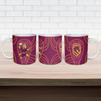 Brisbane Broncos Mascot Ceramic Mug Australian Rugby Culture - Powerful Horse Athlete