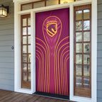 Brisbane Broncos Mascot Door Cover Australian Rugby Culture - Powerful Horse Athlete