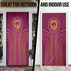 Brisbane Broncos Mascot Door Cover Australian Rugby Culture - Powerful Horse Athlete