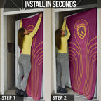 Brisbane Broncos Mascot Door Cover Australian Rugby Culture - Powerful Horse Athlete