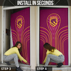 Brisbane Broncos Mascot Door Cover Australian Rugby Culture - Powerful Horse Athlete