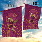 Brisbane Broncos Mascot Garden Flag Australian Rugby Culture - Powerful Horse Athlete