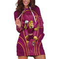 Brisbane Broncos Mascot Hoodie Dress Australian Rugby Culture - Powerful Horse Athlete