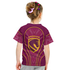 Brisbane Broncos Mascot Kid T Shirt Australian Rugby Culture - Powerful Horse Athlete