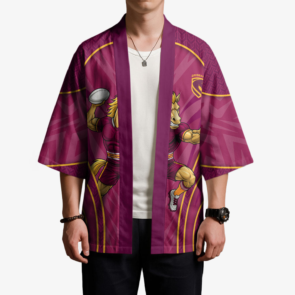 Brisbane Broncos Mascot Kimono Australian Rugby Culture - Powerful Horse Athlete
