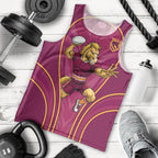 Brisbane Broncos Mascot Men Tank Top Australian Rugby Culture - Powerful Horse Athlete