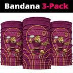 Brisbane Broncos Mascot Neck Gaiter Australian Rugby Culture - Powerful Horse Athlete