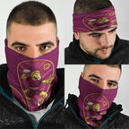 Brisbane Broncos Mascot Neck Gaiter Australian Rugby Culture - Powerful Horse Athlete