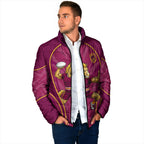 Brisbane Broncos Mascot Padded Jacket Australian Rugby Culture - Powerful Horse Athlete