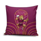 Brisbane Broncos Mascot Pillow Cover Australian Rugby Culture - Powerful Horse Athlete