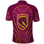 Brisbane Broncos Mascot Polo Shirt Australian Rugby Culture - Powerful Horse Athlete