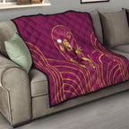 Brisbane Broncos Mascot Quilt Australian Rugby Culture - Powerful Horse Athlete