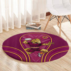 Brisbane Broncos Mascot Round Carpet Australian Rugby Culture - Powerful Horse Athlete