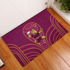 Brisbane Broncos Mascot Rubber Doormat Australian Rugby Culture - Powerful Horse Athlete