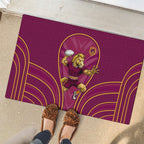 Brisbane Broncos Mascot Rubber Doormat Australian Rugby Culture - Powerful Horse Athlete