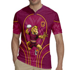 Brisbane Broncos Mascot Rugby Jersey Australian Rugby Culture - Powerful Horse Athlete