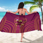 Brisbane Broncos Mascot Sarong Australian Rugby Culture - Powerful Horse Athlete