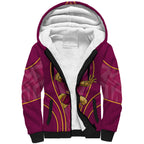 Brisbane Broncos Mascot Sherpa Hoodie Australian Rugby Culture - Powerful Horse Athlete