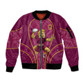 Brisbane Broncos Mascot Sleeve Zip Bomber Jacket Australian Rugby Culture - Powerful Horse Athlete