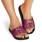 Brisbane Broncos Mascot Slide Sandals Australian Rugby Culture - Powerful Horse Athlete