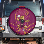 Brisbane Broncos Mascot Spare Tire Cover Australian Rugby Culture - Powerful Horse Athlete