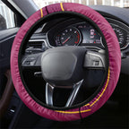 Brisbane Broncos Mascot Steering Wheel Cover Australian Rugby Culture - Powerful Horse Athlete