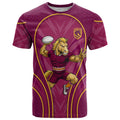 Brisbane Broncos Mascot T Shirt Australian Rugby Culture - Powerful Horse Athlete