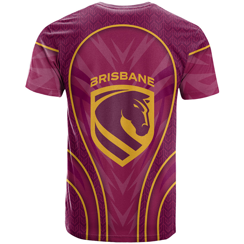 Brisbane Broncos Mascot T Shirt Australian Rugby Culture - Powerful Horse Athlete