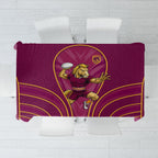 Brisbane Broncos Mascot Tablecloth Australian Rugby Culture - Powerful Horse Athlete