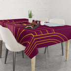 Brisbane Broncos Mascot Tablecloth Australian Rugby Culture - Powerful Horse Athlete