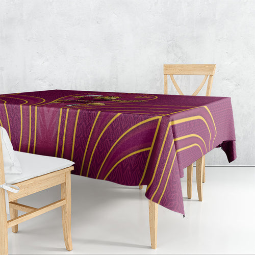 Brisbane Broncos Mascot Tablecloth Australian Rugby Culture - Powerful Horse Athlete