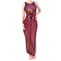 Brisbane Broncos Mascot Tank Maxi Dress Australian Rugby Culture - Powerful Horse Athlete